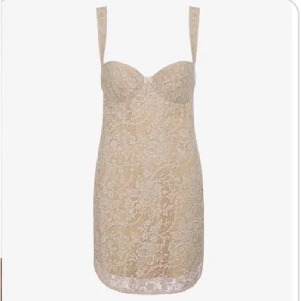 Rumored Nude Lover Boy Mini Dress